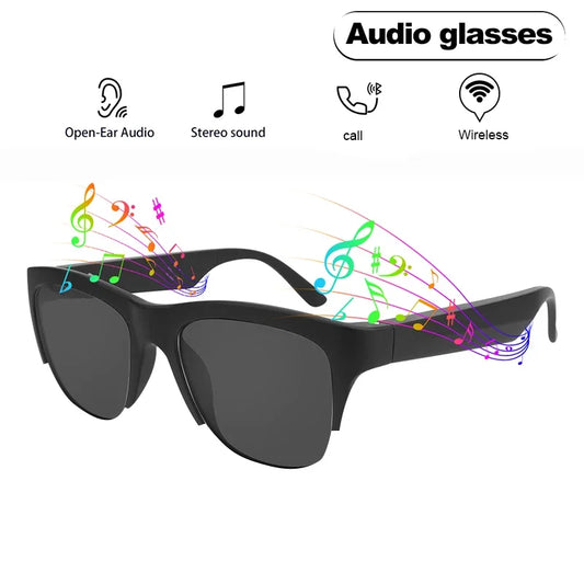 Smart Bluetooth Sunglasses with Speakers & Microphone